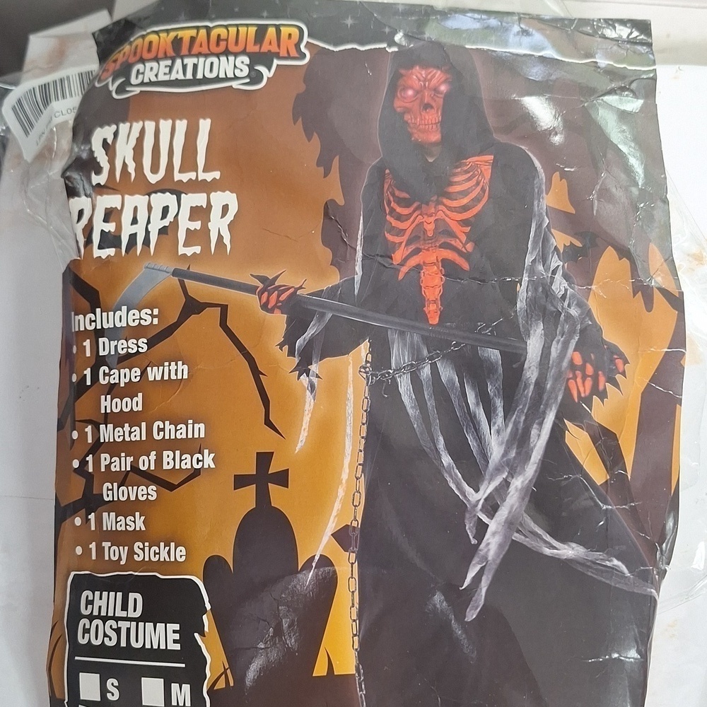 Spooktacular Creations Skull Reaper Halloween Costume
